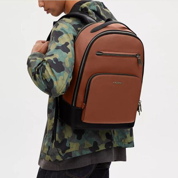 NWT Coach CL963 Men's Ethan Backpack In Smooth Calf Leather *SEALED* - Picture 2 of 9